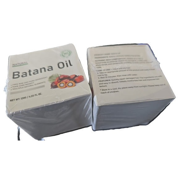 2-Pack Raw Batana Oil 100% Natural Hair Growth Treatment Sealed Box Wear NWT - Picture 3 of 8